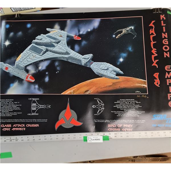 * "Star Trek The Next Generation" 1994 Paramount Pictures, 24"×36"
