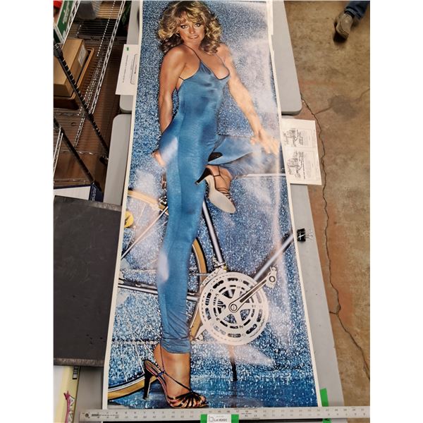 * Farrah Fawcett 1979 Door Poster 24"×72"