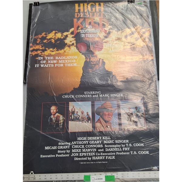* "High Desert Kill" - MCA Universal 1989 Movie Poster