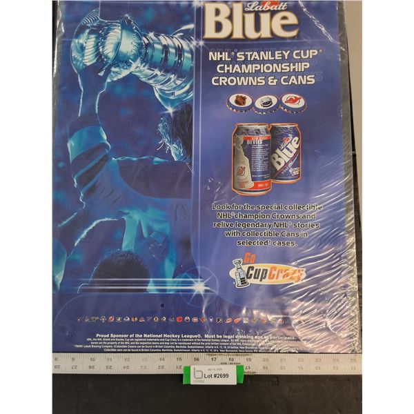 * Labatt Blue NHL Poster