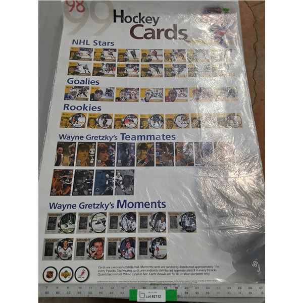 * Wayne Gretzky - McDonald's 1998-99 Hockey Cards Promo Poster