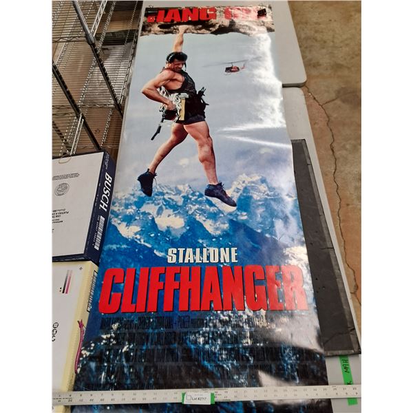 * "Cliffhanger" 1993 Action Thriller Movie Poster