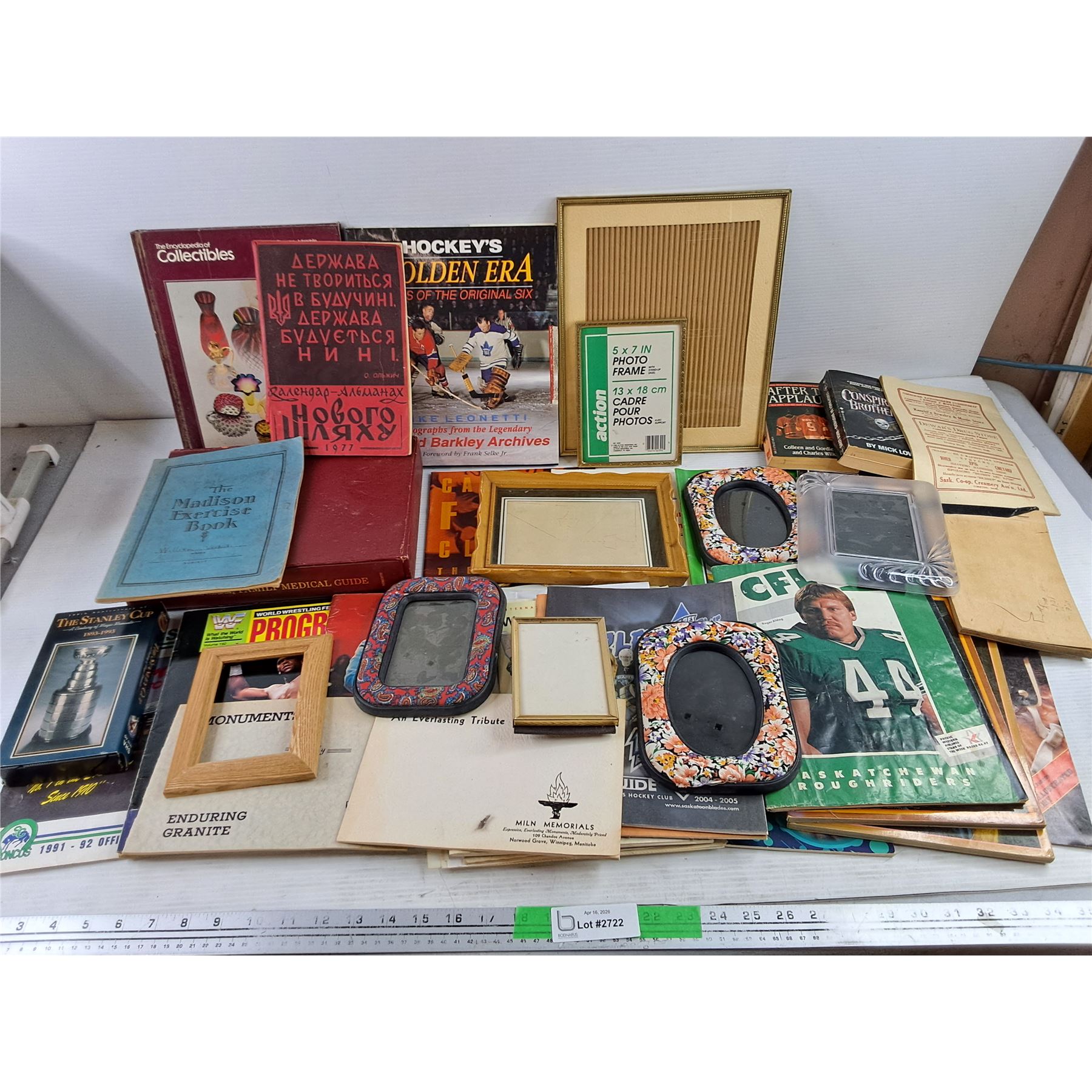 Assorted Vintage Books, Picture Frames & Magazines - Bodnarus Auctioneering