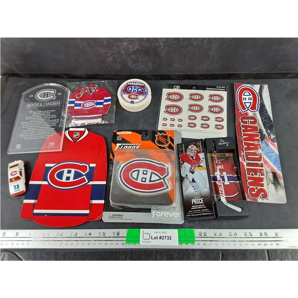Assorted Montreal Canadiens Collectibles