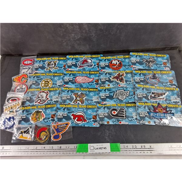 Assorted Molson NHL Team Crests
