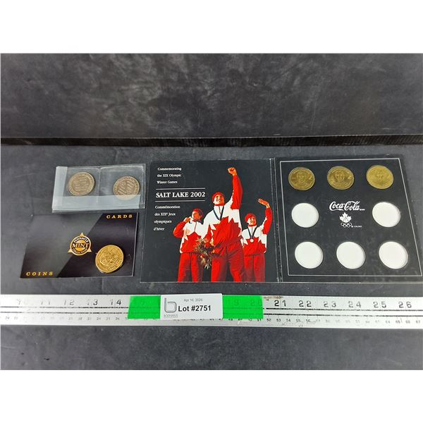 Assorted Commemorative Coins - XIX Olympic, Pinnacle Mint , Canada vs USSR