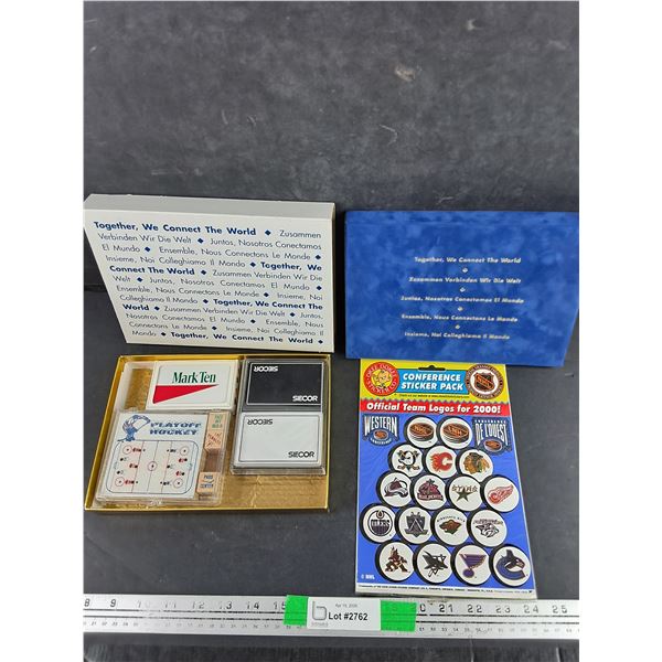 NHL Conference Sticker Pack, Together, We Connect the World Game Set
