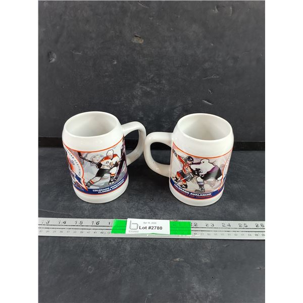 (2) 1996 Stanley Cup Championship Ceramic Mugs