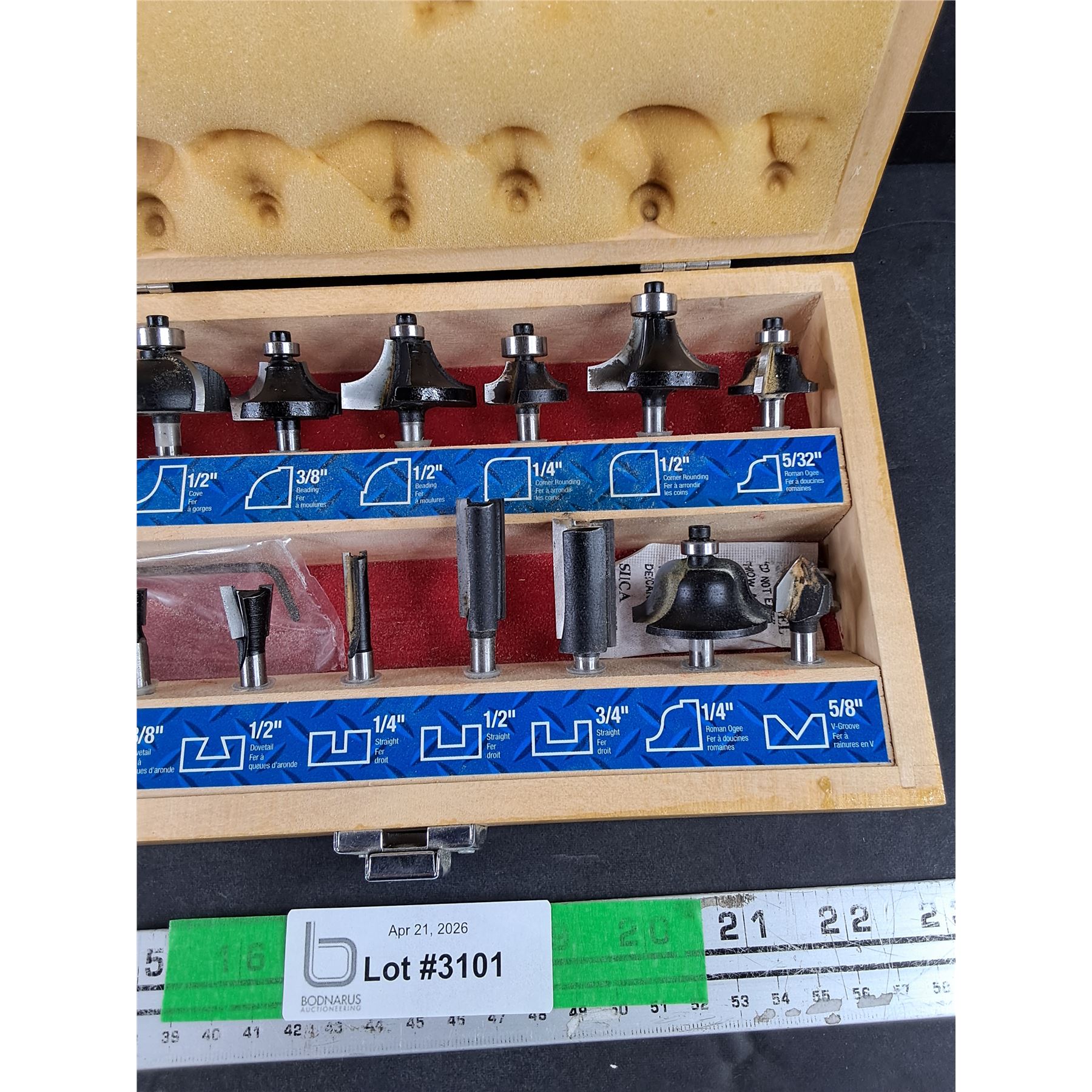 Mastercraft Router Bits - New - Bodnarus Auctioneering