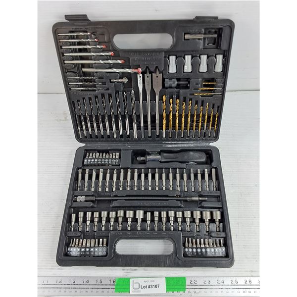 112 Pc Screw/Nutdriver and Drill Bill Set