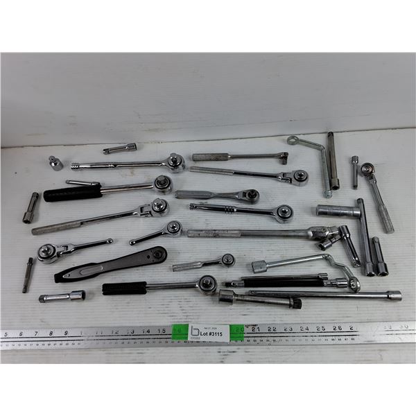 Ratchet Wrenches, Socket Adapter, Extension Bars