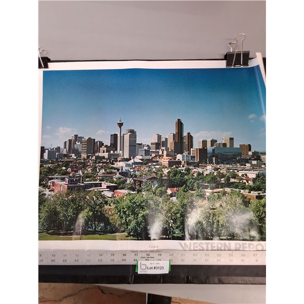 Western Report - City of Calgary, Alberta Poster. 17 1/2"×23"