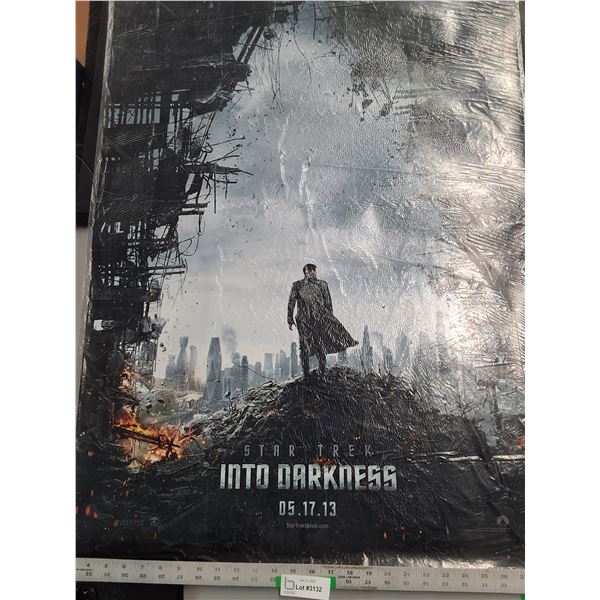 * "Star Trek, Into Darkness" 2013 Movie Poster 27"×39"