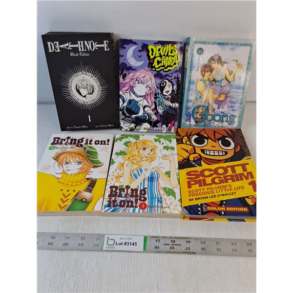 (6) Various Comic Books- Anime