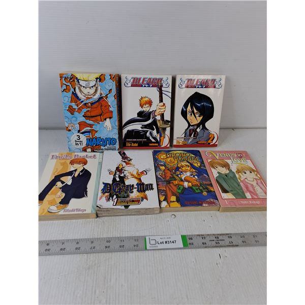 (7) Various Anime Comic Books