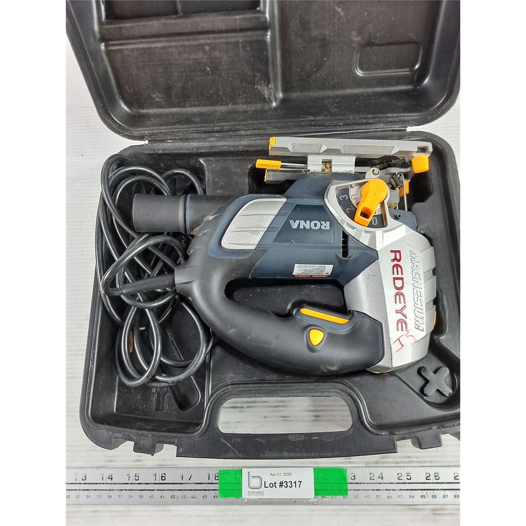 Rona Magnesium Redeye Reciprocating Saw - Powers On, As Is - Bodnarus ...