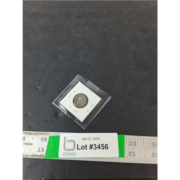 1918 Antique Canadian 5 Cent Collectible Coin ( as is, cannot authenticate)