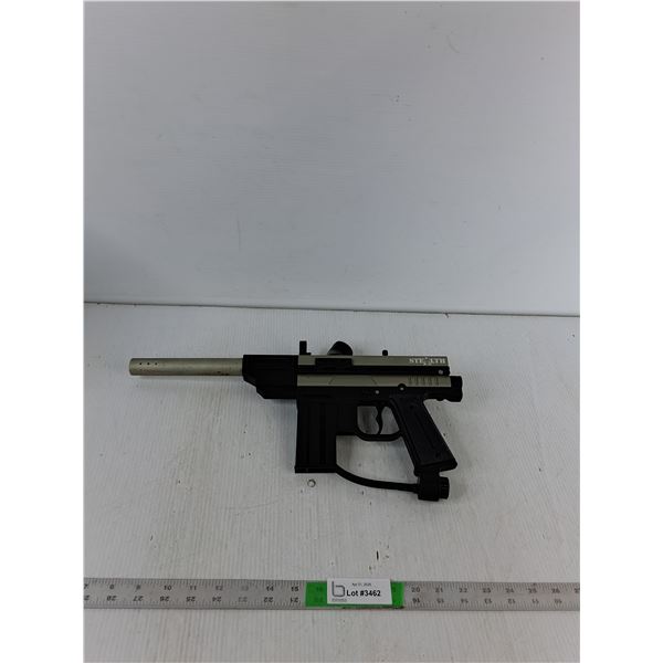 JT Stealth Paintball Marker & Viewloader Paintball Hopper( as is)