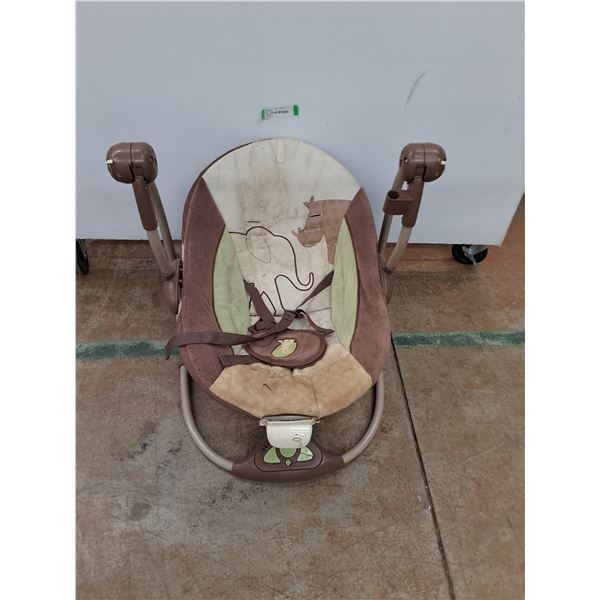 * Disney Battery-Powered Rocking Baby Swing - Untested, As is - PICK UP ONLY