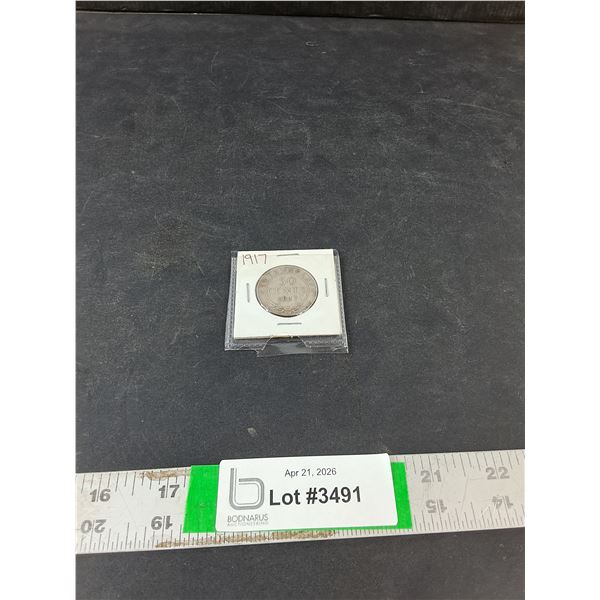 1917 Antique Newfoundland 50 Cent Collectible Coin ( cannot authenticate)