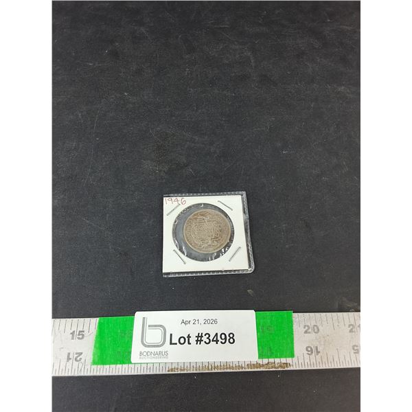 1946 Vintage Canadian 50 Cent Collectible Coin ( as is, cannot authenticate)