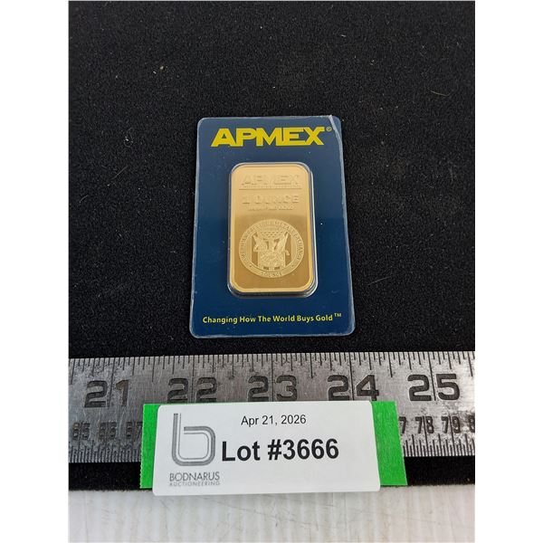 ^ Apmex 1 oz. Gold Ingot - Cannot Guarantee Authenticity