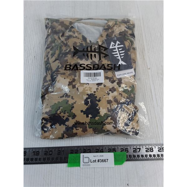 New Bassdash Spandex 4XL Camo Shirt