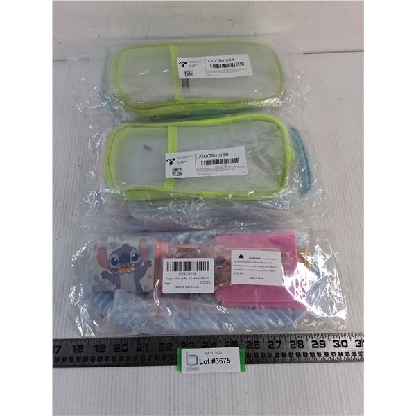 Sealed Pencil Cases & Make-up Brushes
