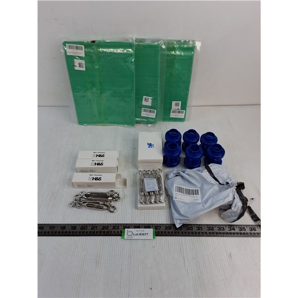 New Stock (Garden Mats, Wire Tensioners, Trampoline Parts)