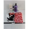 Image 1 : New/Unused - Press On Nails, Curling Comb, Shampoos, Colgate Boost, Mini Mouse Child Costume)