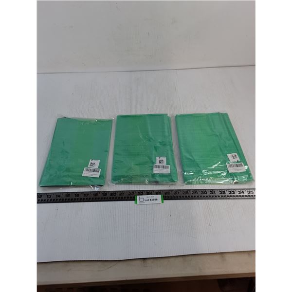 (3) Sealed Garden Mats