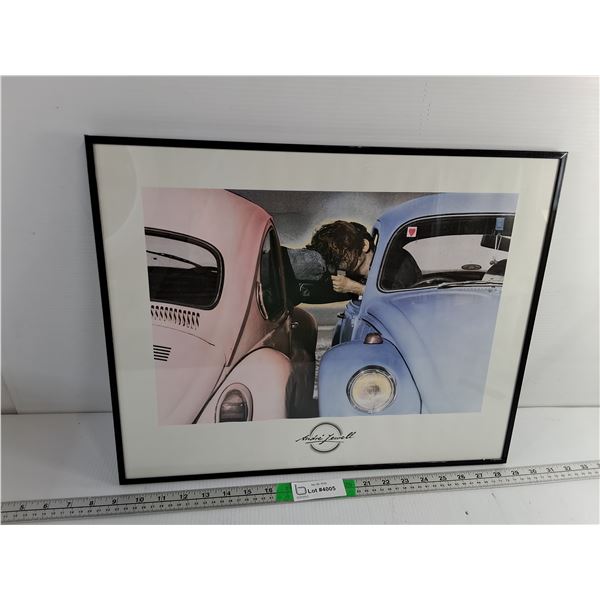 Framed "Dream Beach" Print by Andre Jewell 20" x 16"
