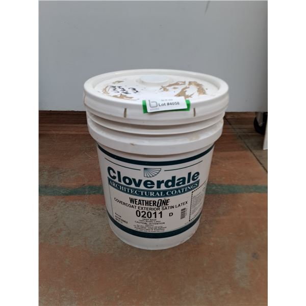 * Sealed 5 Gallon Cloverdale Covercoat Exterior Satin Latex Paint ...