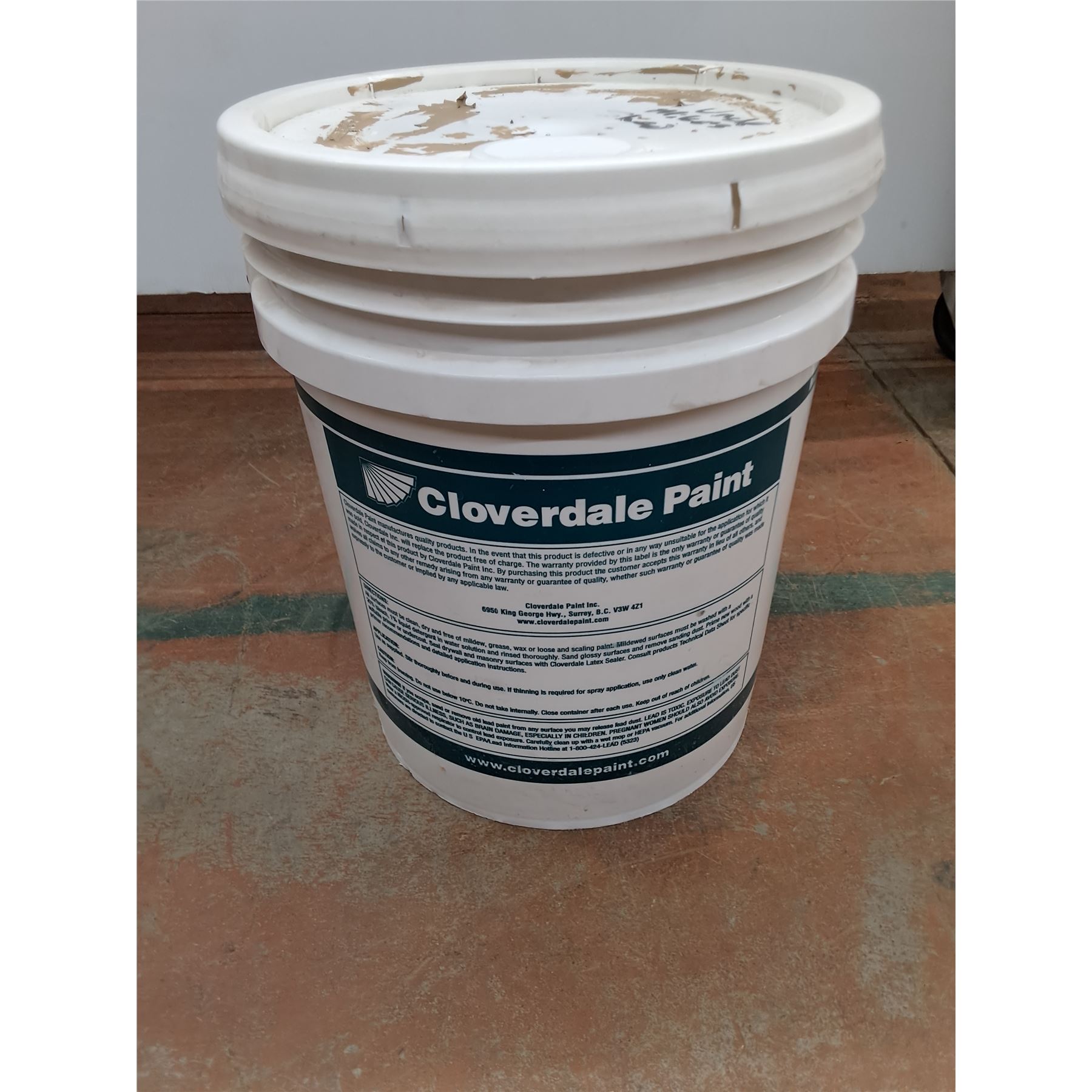 * Sealed 5 Gallon Cloverdale Covercoat Exterior Satin Latex Paint ...