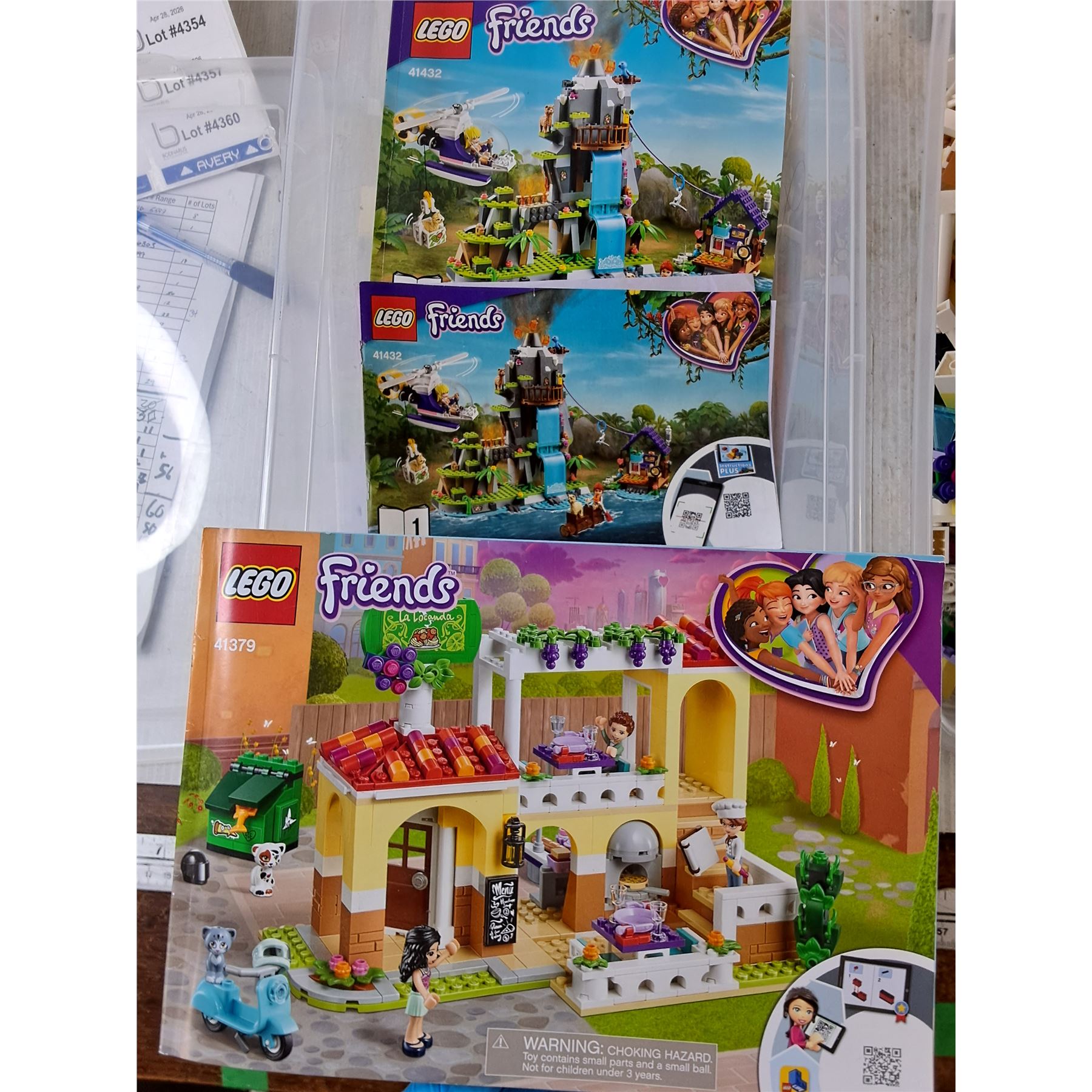 Two Containers of Lego Mini Figures/Pieces/Sets - Bodnarus Auctioneering