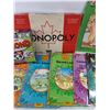 Image 3 : Oversized Kids Books, Monopoly Canadian Edition & Tribond Games - As Is