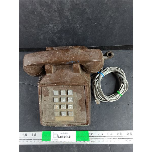 Vintage ITT Push-Button Phone - As Is