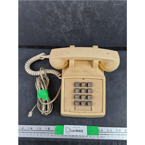 Vintage ITT Push-Button Phone - As Is