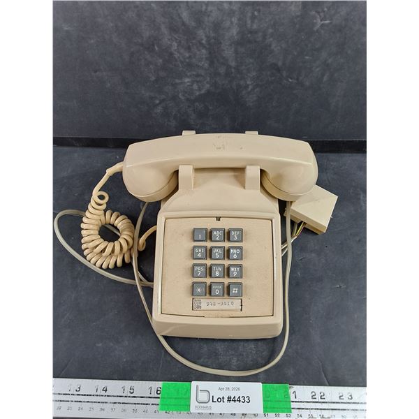 Vintage ITT Push-Button Phone - As Is
