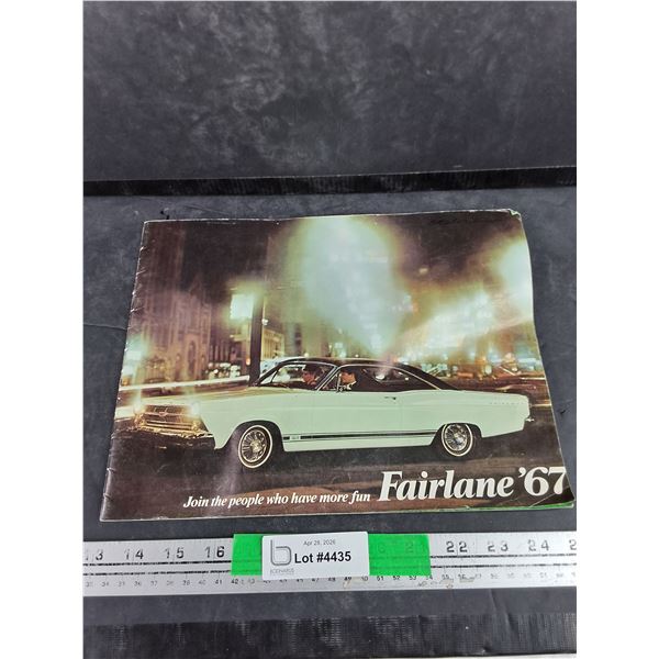 Fairlane '67 Brochure