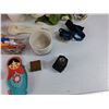 Image 7 : Stacking Doll, Stuffed Frog, Measuring Spoons, Hangers, Forehead Light, Insulated Cup, Misc