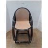 Image 1 : *(4) Metal Padded Chairs 32" Tall and Dolly 25.5" x 19.25" - Cannot Ship