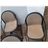 Image 2 : *(4) Metal Padded Chairs 32" Tall and Dolly 25.5" x 19.25" - Cannot Ship