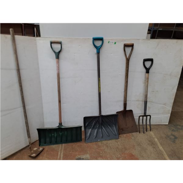 *Shovels, Garden Hoe, Pitchfork Up to 49"- Cannot Ship