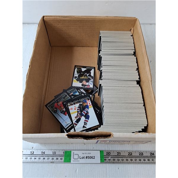 Box of Pinnacle Hockey Cards