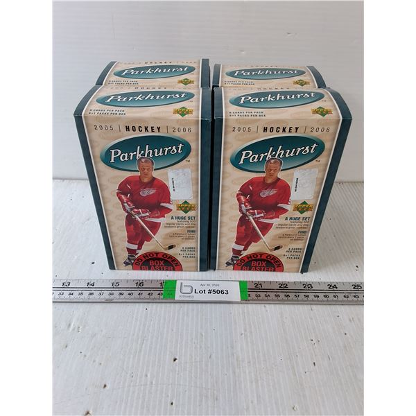 (4) Boxes of 2005-06 Parkhurst-Opened Packages