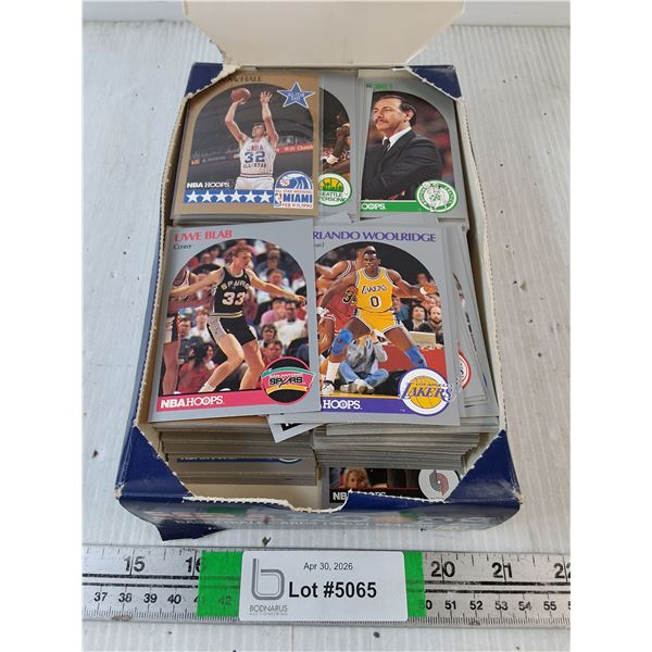 (1) Box of 1990-91 NBA Hoops Basketball Cards