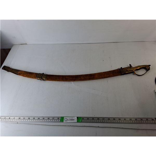 Indian Sword & Sheath 37.5"- PICK UP ONLY