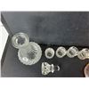 Image 3 : Glass Decanter, (6) Shot Glasses & Candy Dish - Pick Up Preferred