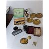 Image 3 : Souvenir Spoons, Rubber Letter Stamp, Brass Coasters, Misc.
